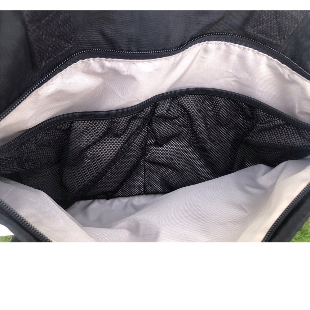 Kipling Large Black Tote Shoulder Duffel Bag w/ Travel Organizer & Monkey Charm - Picture 5 of 16
